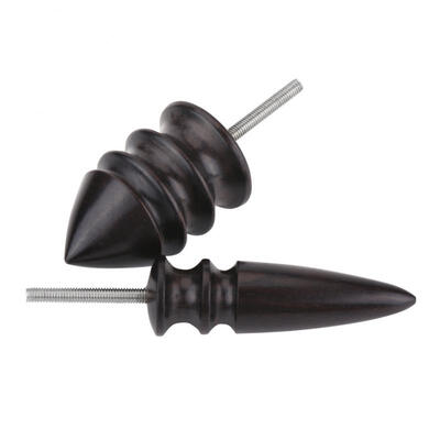 

Greensen 2 pcs set Leathercraft Carving Tool Handmade DIY Leather Edge Slicker Round Wood Burnisher