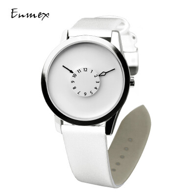 

Festival gift Enmex subverts the creative perspective of the second hand watch handstand hands simple watch