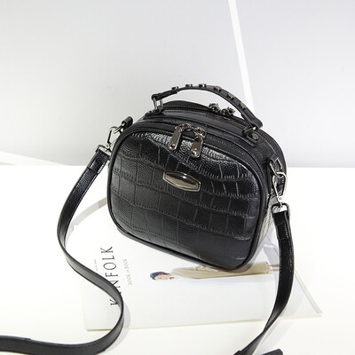 

Womens small bag female 2019 new wave Korean version of the wild Messenger bag handbag shoulder bag small round bag Messenger bag