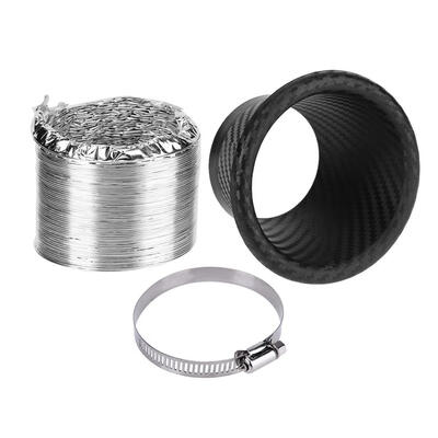 

Car Front Bumper Turbo Air Intake Pipe Turbine Inlet Pipe Air Funnel Kit