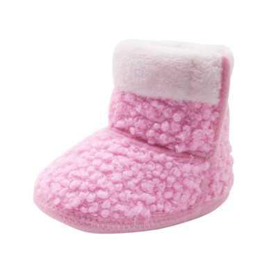 

Winter Autumn Babyborn Girls Prewalker Keep Warm Infant Toddler Princess Style Kids Crib Snow Knitting Shoes