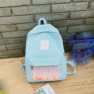 

Female School Bag Female Large Capacity Student Backpack Canvas Campus Backpack