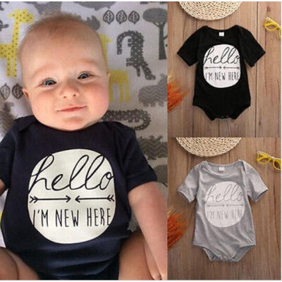 

Baby Bodysuits Newborn Clothes Body Bebe Short Sleeve Bodysuites Summer Infant Jumpsuit