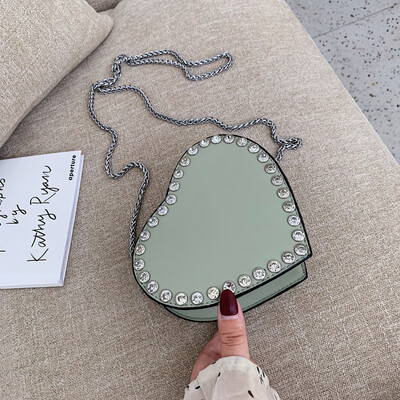 

Sweet Girl Travel bag 2019 Summer New Quality PU Leather Womens Designer Handbag Diamond Chain Shoulder Messenger Bag Crossbody