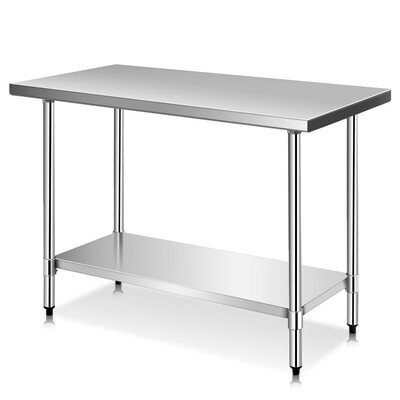 

24" x 48" Stainless Steel Food Table Commercial Kitchen Worktable