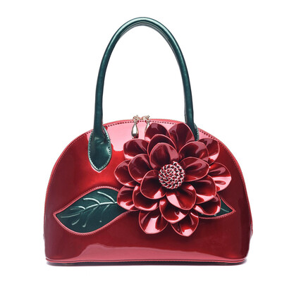 

Tailored Womens Fashion Diagonal Cross Bag Flower Shell Bag High-End Shoulder Bag
