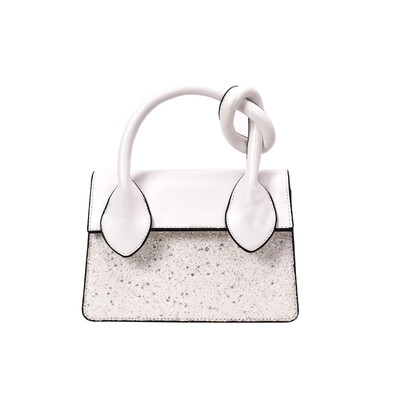 

Famous Designer Top Handle Women Small Handbags Sequin Flap Messenger Bags PU Shoulder Bags Bow for Ladies Saddle Crossbody Bag