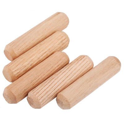 

Greensen 100pcsSet Wood Dowel Pins Cross Grain DIY Wood Pins for Furniture M10 x 40mm