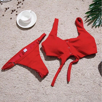 

New Women Bikini Set Bandage Push Up Padded Swimwear