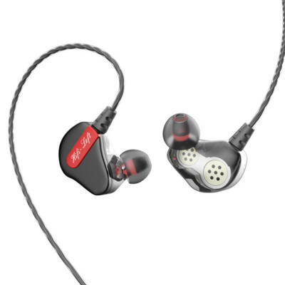 

S1 Dual Dynamic Unite Four Driver HIFI 35mm Wired Earphone Universal In-Ear Earbuds Headset For Phones