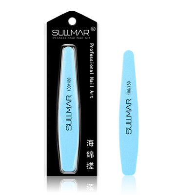 

Toponeto Straight Round Sponge Polishing Rub Double Polishing Strip Manicure File