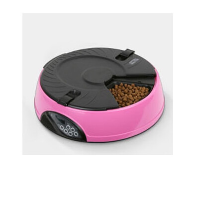 

Upgraded 6 Meals LCD Automatic Pet Feeder Dog Automatic Feeders Dog Feeding Machine Food Tray dog feeder timer quantitative automa