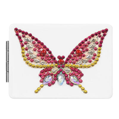 

DIY Butterfly Special Shaped Diamond Painting Ultra-thin Mini Makeup Mirror