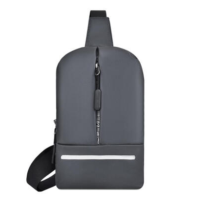 

Waterproof Shoulder Messenger Bags Men Solid Color Crossbody Chest Packs