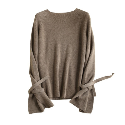 

QIANMUCHUN Womens Split Cashmere woolen sweater Fashion Comfort 5880