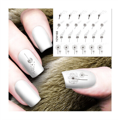 

〖Follure〗Water Decals Nail Art Transfer Stickers Big Sheet Manicure Decoration