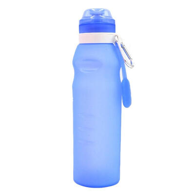 

Silicone Outdoor Sports Portable Kettle 400ml Foldable Travel Water Bottle