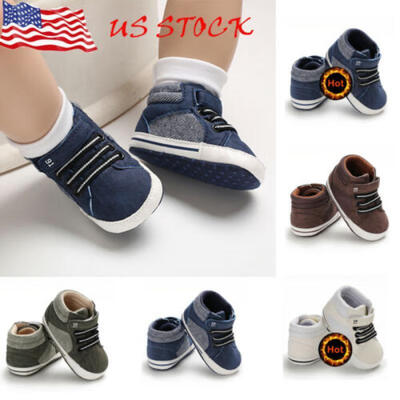 

Newborn Baby Boy Girls Soft Sole Crib Shoes Warm Boots Anti-slip Sneakers 0-18M