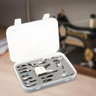 

Greensen 15Pcs Professional Sewing Machine Feet Presser Kits Domestic Sewing Machine Accessories