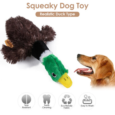

Squeaky Dog Toys Dog Chew Toy Tooth Cleaning Bite Resistant Pet Training Toys for Small Medium Dogs Puppies