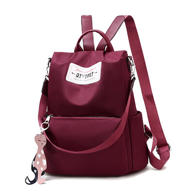 

2019 summer new womens bag backpack student travel backpack college wind quality Oxford cloth bag