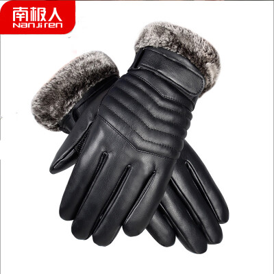 

Antarctic gloves men winter outdoor riding motorcycle windproof waterproof plus velvet thickening cycling warm touch screen men cotton gloves N18M658 arrow black code