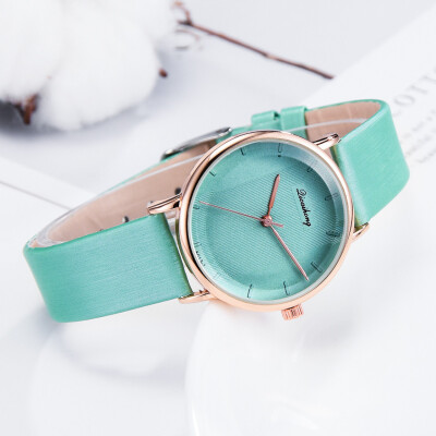 

RM Trend Simple Without Digital Monochrome Plane Dial Belt Quartz Womens Watch