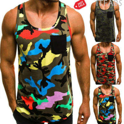 

Mens Bodybuilding Stringer Tank Top Y-Back Gym Workout Sports Vest Shirt Clothes