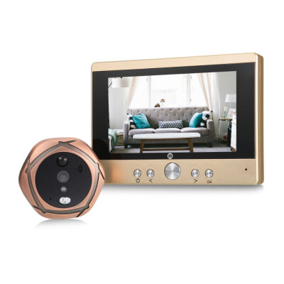 

SY501 5 inch TFT LCD Screen Digital Peephole Viewer&Doorbell Security Camera Night Vision Motion Detection for iOS Android