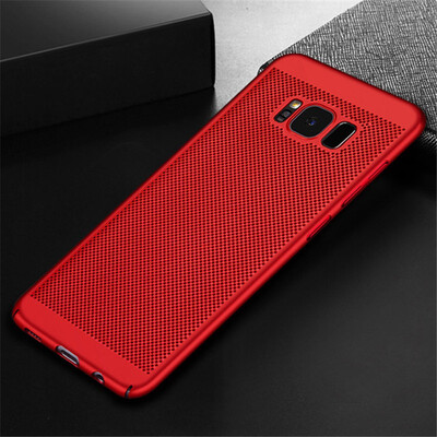 

Goowiiz Phone Case For Samsung Galaxy J3 J327J5 J520J7 J720 2017 Full Protection Slim Hard PC Breathable Grid Back Cover