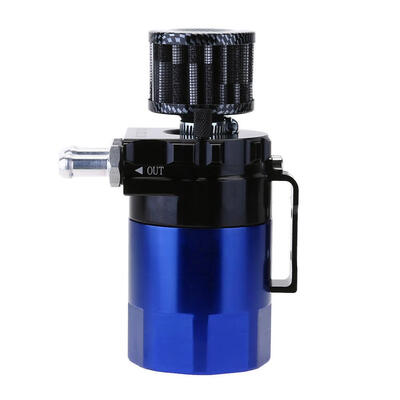

Universal Baffled Aluminum Oil Catch Can Reservoir Tank with Air Filter