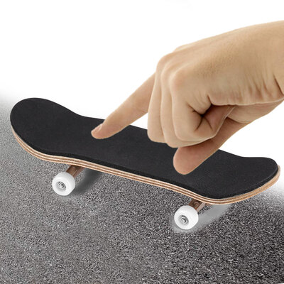 

Alloy Fingerboards Wooden Fingerboards1Pc Maple WoodenAlloy Fingerboard Finger Skateboards With Box Reduce Pressure Kids Gifts