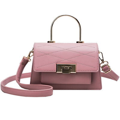 

New printing plaid small square bag female 2019 fashion Korean version of the simple chain shoulder bag tide wild diagonal female bag