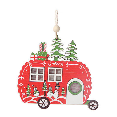 

LED Light Up Wooden Party Bedroom Holiday Decorations Decorative Hanging Ornaments Indoor Christmas Tree