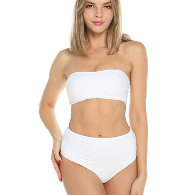 

FITTOO New Womens Retro Vibe High Waist Bikini Bottom Criss Cross Strappy Swimsuit Briefssexy