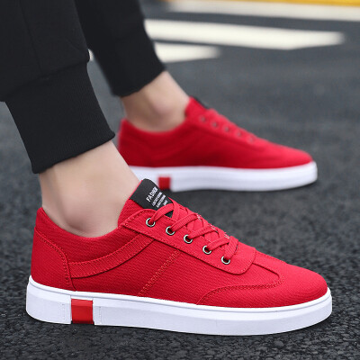 

2019 new summer net red shoes mens casual shoes red mens shoes wild spirit social group tide shoes