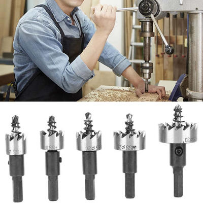 

Greensen 5pcs High Speed Steel Drill Bit Hole Saw Metal Cutter For Iron Sheet Plastic