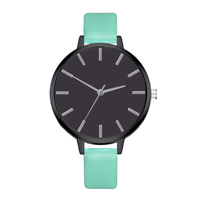 

Simple Style Women Watches Black Scale Dial Ladies Quartz Wristwatch Leather Strap Casual Clock Top Brand Relogio Feminino
