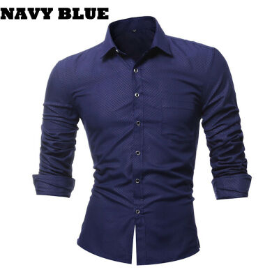 

New Men Casual Shirt Long Sleeve Slim Fit Shirts party Shirts Top plus size 3XL