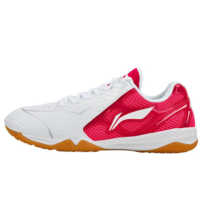 

Li Ning LI-NING badminton shoes womens ping-pong sneakers national team Aurora professional breathable non-slip training shoes APTM002-2 white red 398