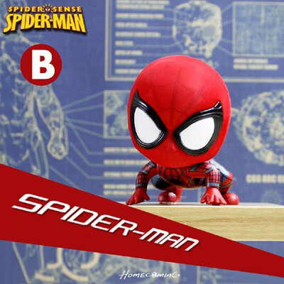

Spider-Man Q Version Cute Styling Dolls Creative Toys Shaking Head Magnetic Spiderman Action Figures