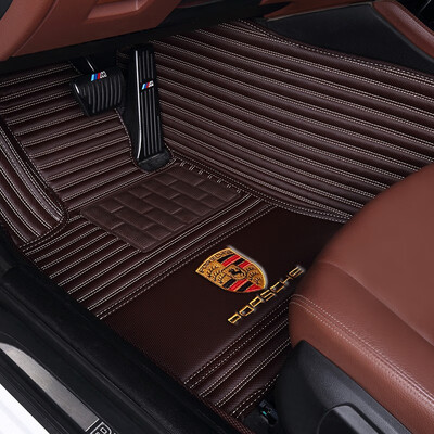 

Custom Made Car Floor Mats For Porsche All Models For 911 Boxster Cayman Panamera Cayenne Macan Car Interior