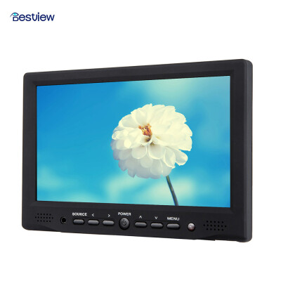 

Bestview 7" Digital Field LCD 800480 High-definition Monitor 400cdm2 HDMI Input for DSLR Full HD Camera