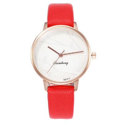 

Women Fashion Branch Bird Pattern Dial Watch Lady Simple Leather Band Alloy Case Quartz Wrist Watch