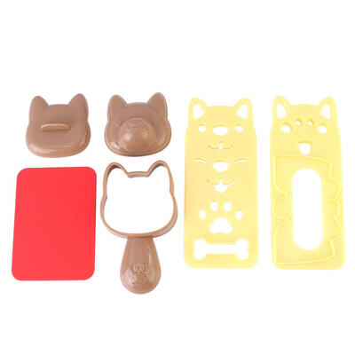

5pcsSet Cute Dog Sushi Nori Rice Ball Mold Kitchen DIY Bento Press Maker