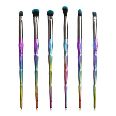 

6pcs PVC Gradient Color Pro Powder Makeup Brushes Kit Eye Shadow Applicator