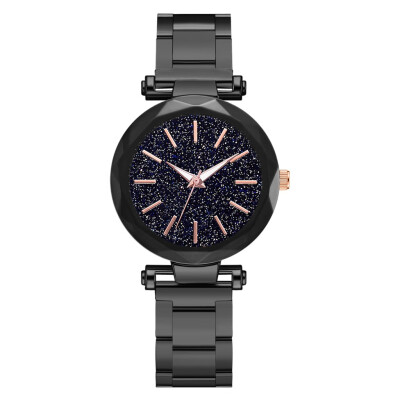 

Quartz watch starry virgin watch exquisite scale steel belt ladies watch