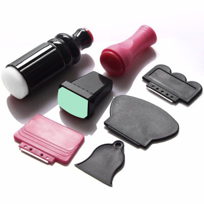 

Toponeto  Large Small Scraper Nail Art Stamping Plate & Double Ended Stamper Image Tool