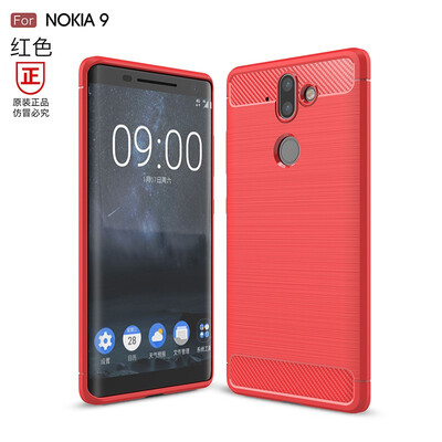 

Carbon Fiber Soft Phone Case For Nokia 8 Dirt-Resistant Plain Matte Business Phone Case For Nokia 8 or Nokia 9 6 2018