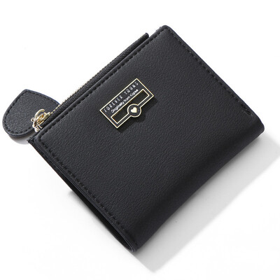 

Tailored Women Short Wallets Mini Money Purses Small Fold Female Coin Purse Card Holder
